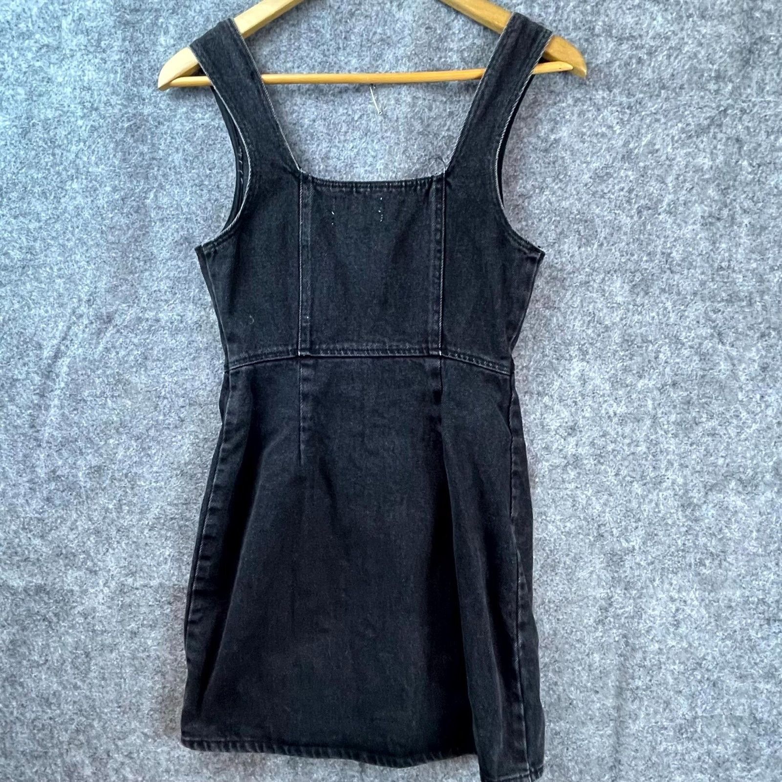 Urban Outfitters Urban Outfitters Dress Womens 2 Black Denim 90s Grunge Goth Size XS / US 0-2 / IT 36-38 - 2 Thumbnail