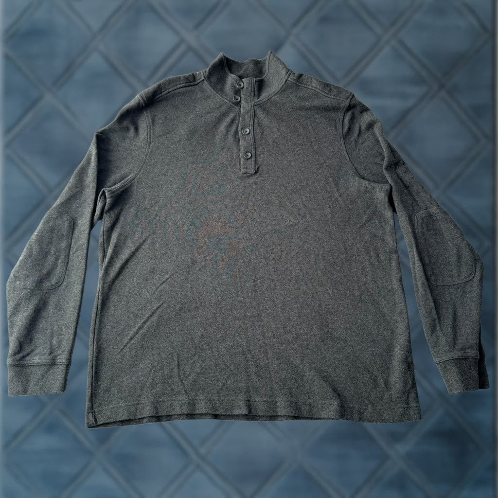 Banana Republic Banana Republic Sweater Mens 2XL Gray Henley Thermal Pullover Outdoor Shirt Size US XXL / EU 58 / 5 - 1 Thumbnail