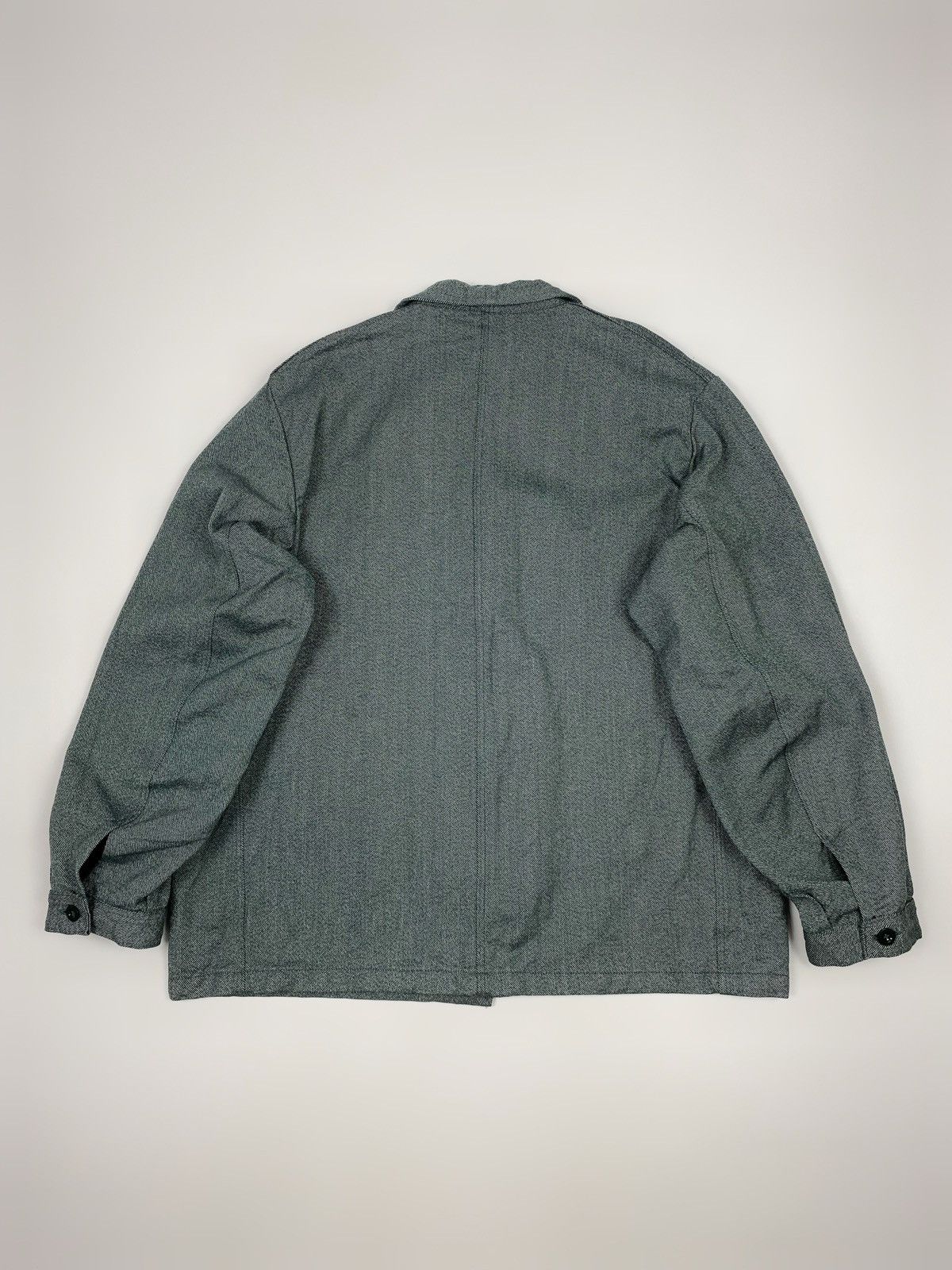Vintage 1970’s Vintage Swiss Salt&Pepper 2 Pocket Boxy Work Jacket Size US XXL / EU 58 / 5 - 4 Thumbnail