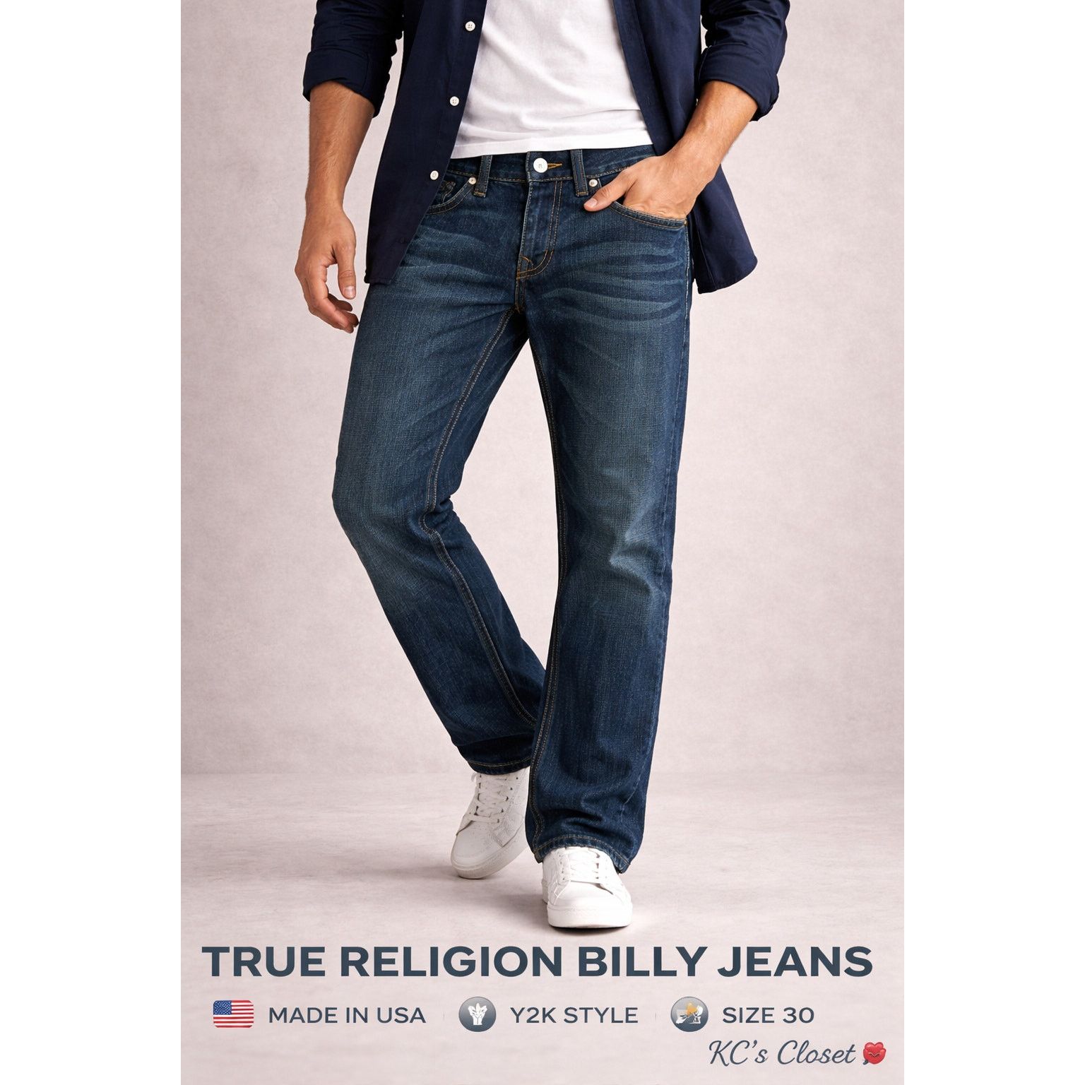 TRUE RELIGION/BILLY BIG QT/太ステッチ/デニム/USA true religion billy qt products for sale | eBay