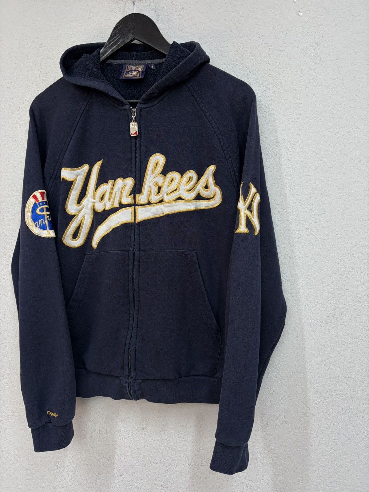 New York Yankees Red Y2K Yankees Zip Hoodie w/ Rhinestone Buttons New York Size US M / EU 48-50 / 2 - 6 Thumbnail
