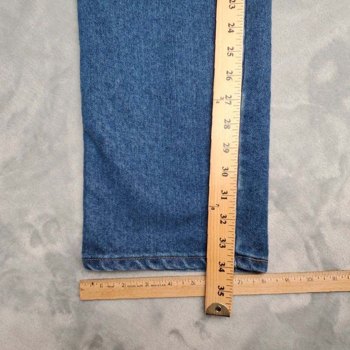 Vintage VINTAGE Sportscraft Jeans Mens 36x34 Blue Denim 90s Made in USA Casual Pants Size US 36 / EU 52 - 8 Thumbnail