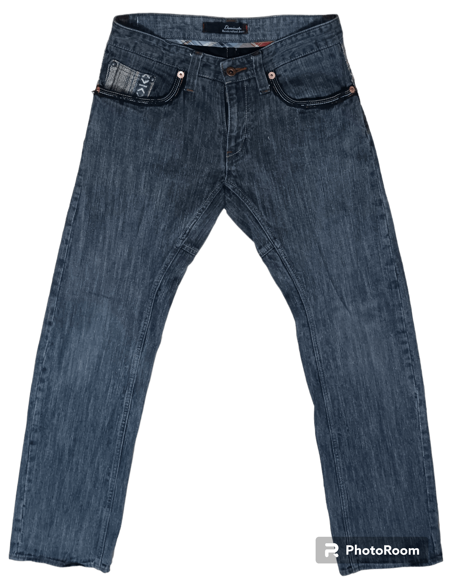 image of Avant Garde x Dominate Jakarta Dominate Handcrafted Jeans in Black, Men's (Size 32)