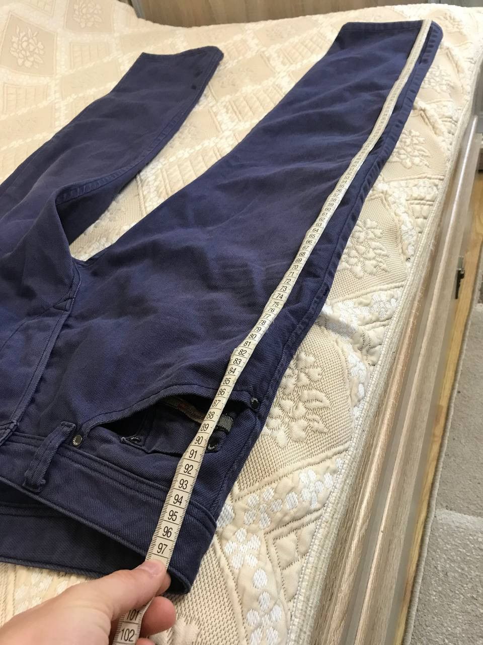 Diesel 🔥 Vintage Diesel Darron Purple Denim Pants Jeans Trousers Size US 34 / EU 50 - 12 Thumbnail