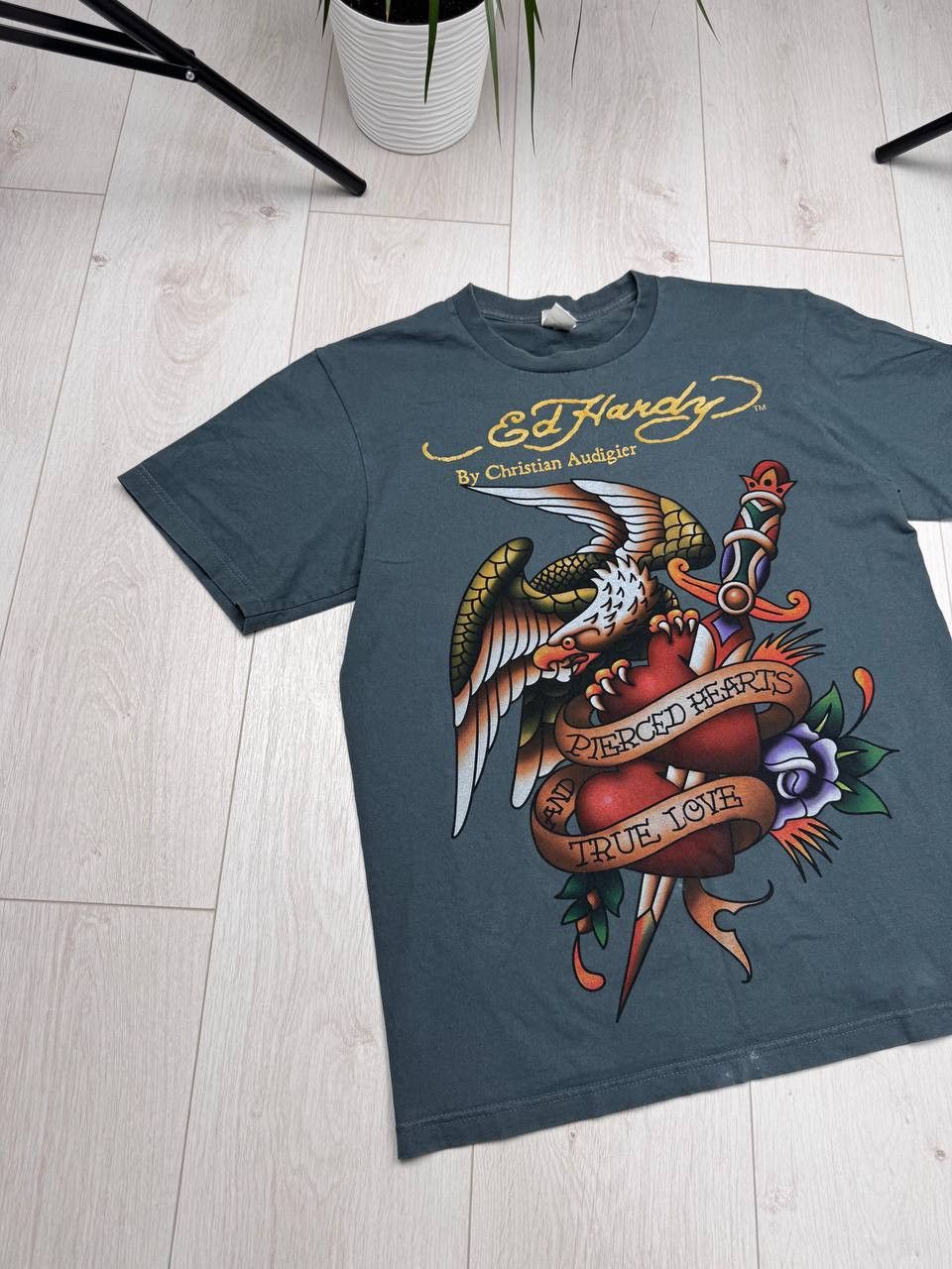 Ed Hardy Vintage Ed Hardy Christian Audigier Dragon Japanese T Shirt Size US S / EU 44-46 / 1 - 2 Thumbnail