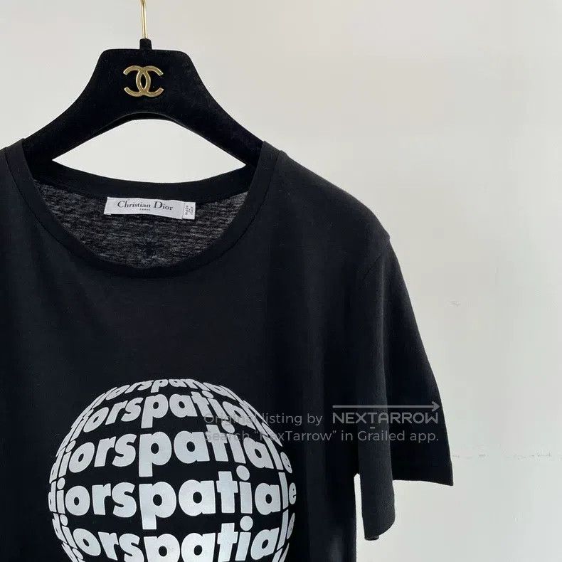 Dior Dior Black letter print T-shirt Size XS / US 0-2 / IT 36-38 - 3 Thumbnail