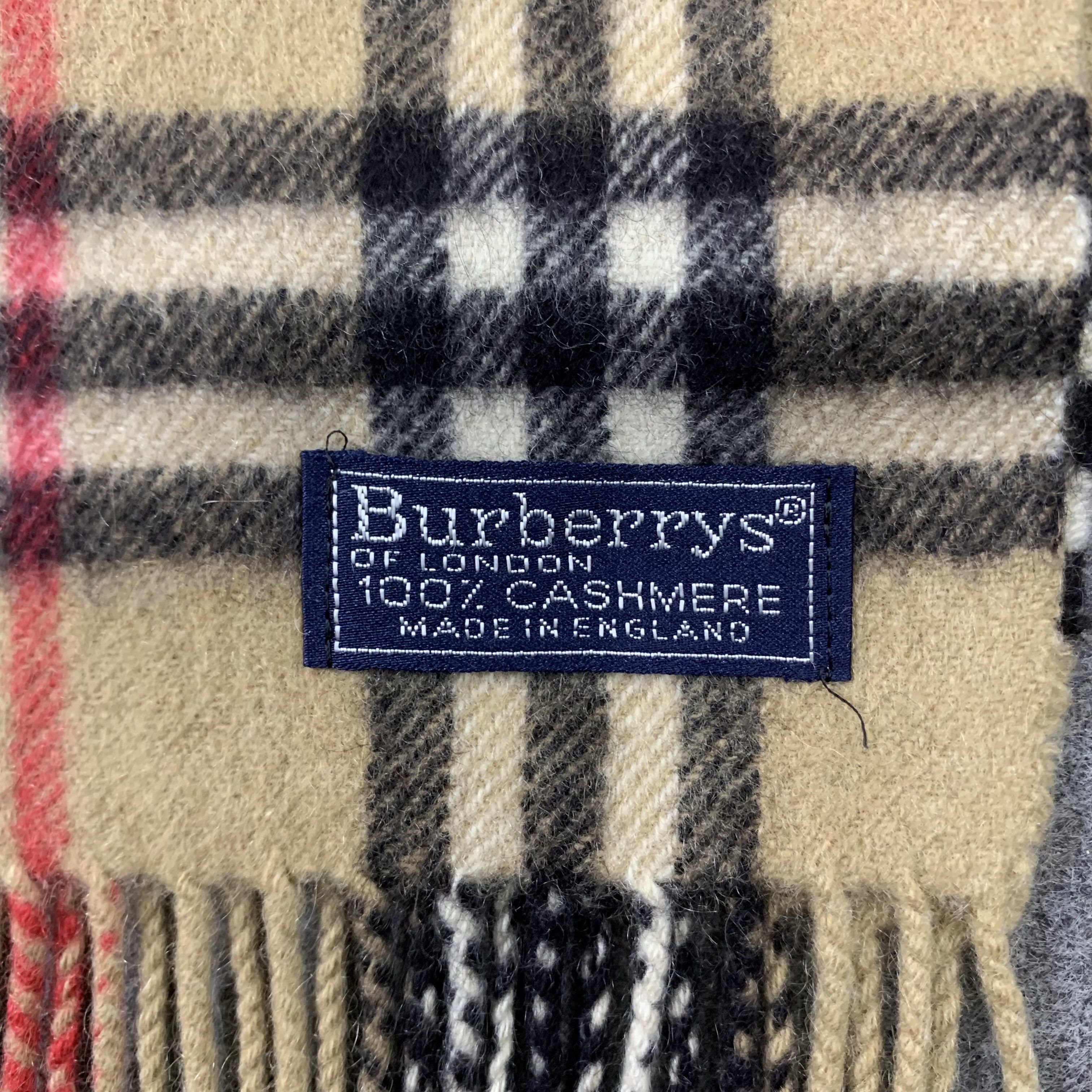 Burberry Burberry Scarf Cashmere Muffler Neck Wrap BL9299 Size ONE SIZE - 5 Thumbnail