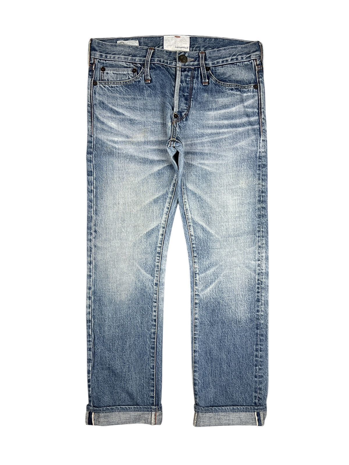 Japanese Brand × Nanamica Nanamica Half Selvedge Slim Denim Size US 31 - 2 Thumbnail