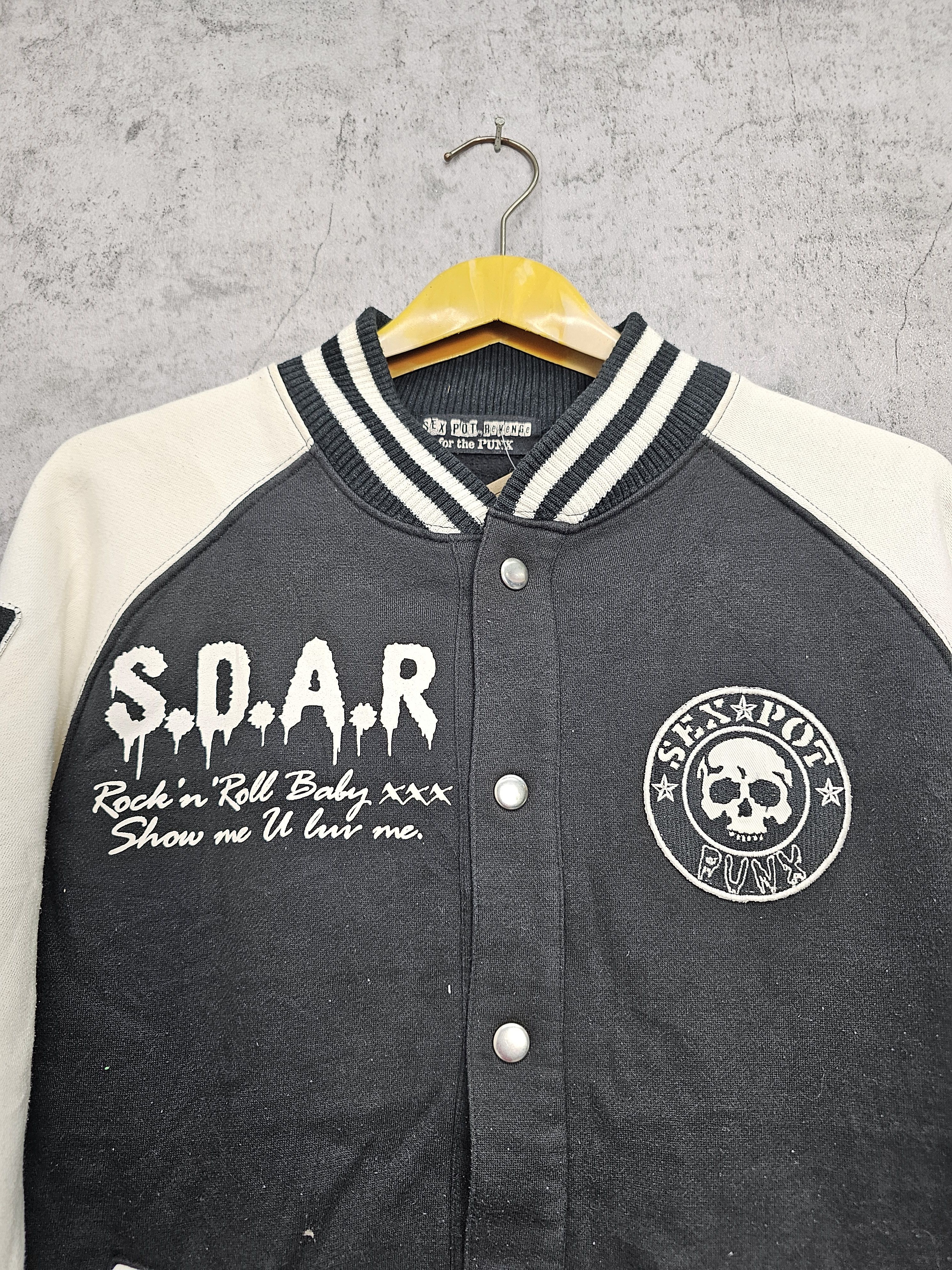 If Six Was Nine SEX POT REVENGE For The Punk Bondage Varsity Jacket J0058 Size US M / EU 48-50 / 2 - 3 Thumbnail