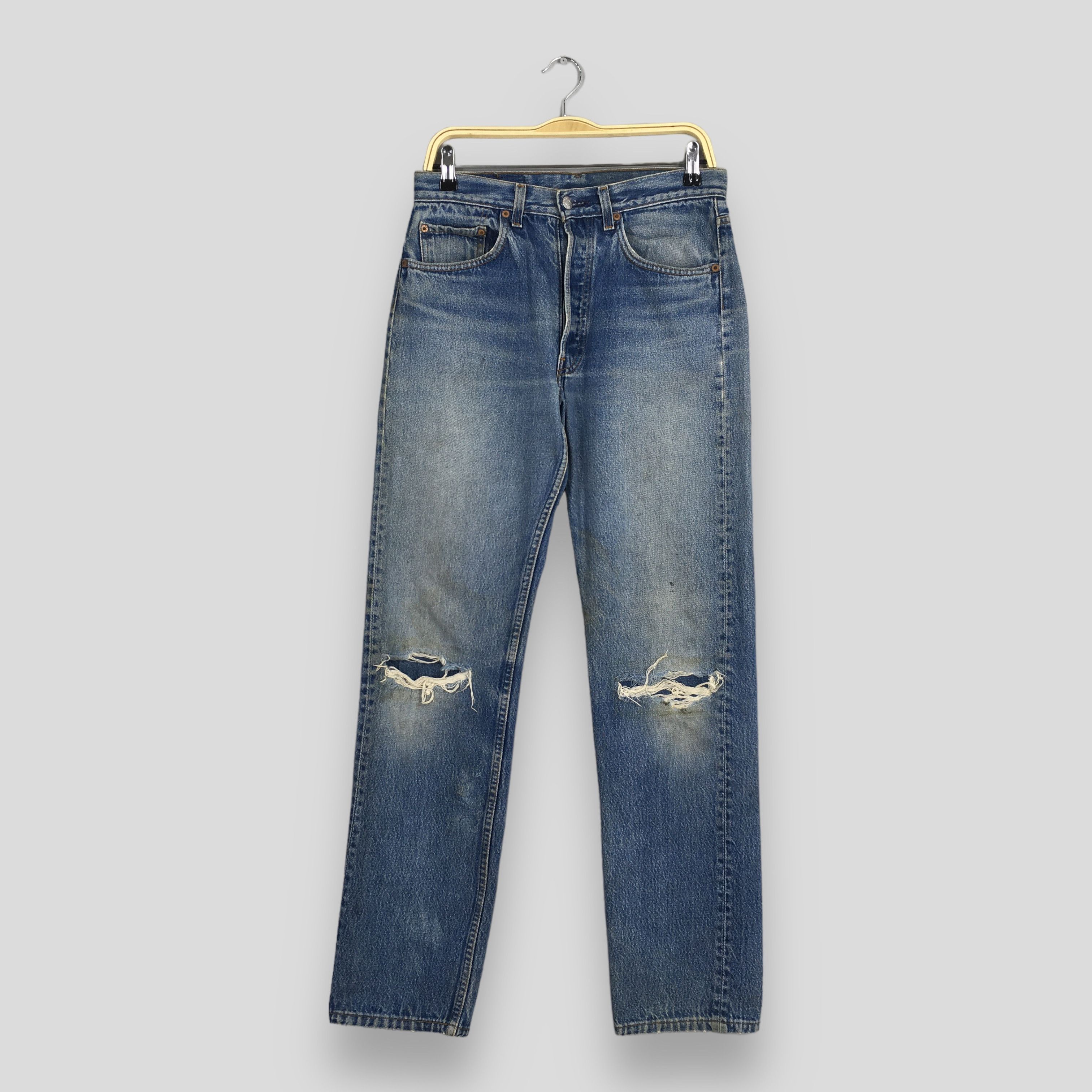 Size 29x31 Vintage 90's Levi's 501 Faded High Rise Jeans