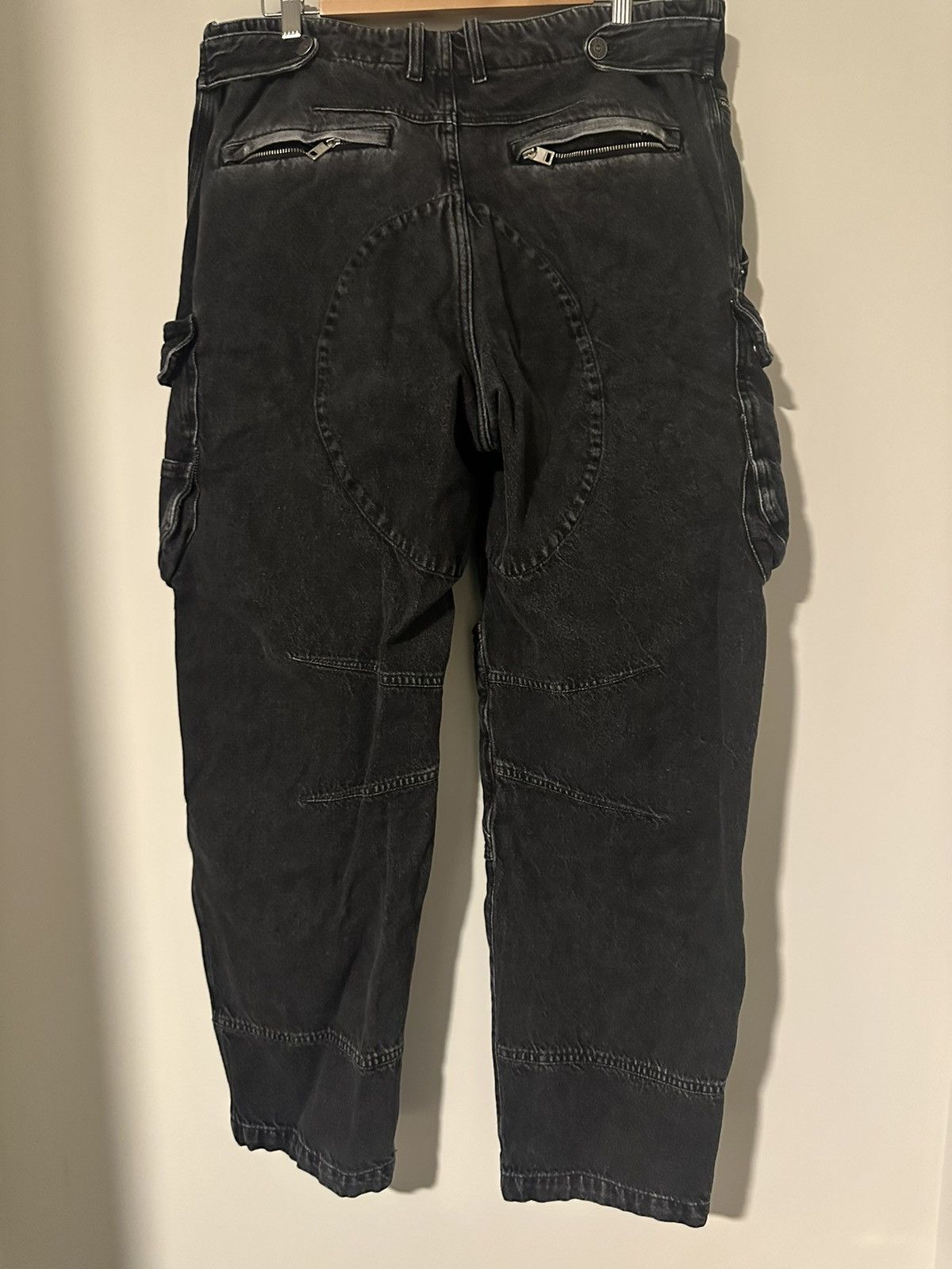 Diesel Wide Leg Cargo Pants Size US 34 / EU 50 - 4 Thumbnail