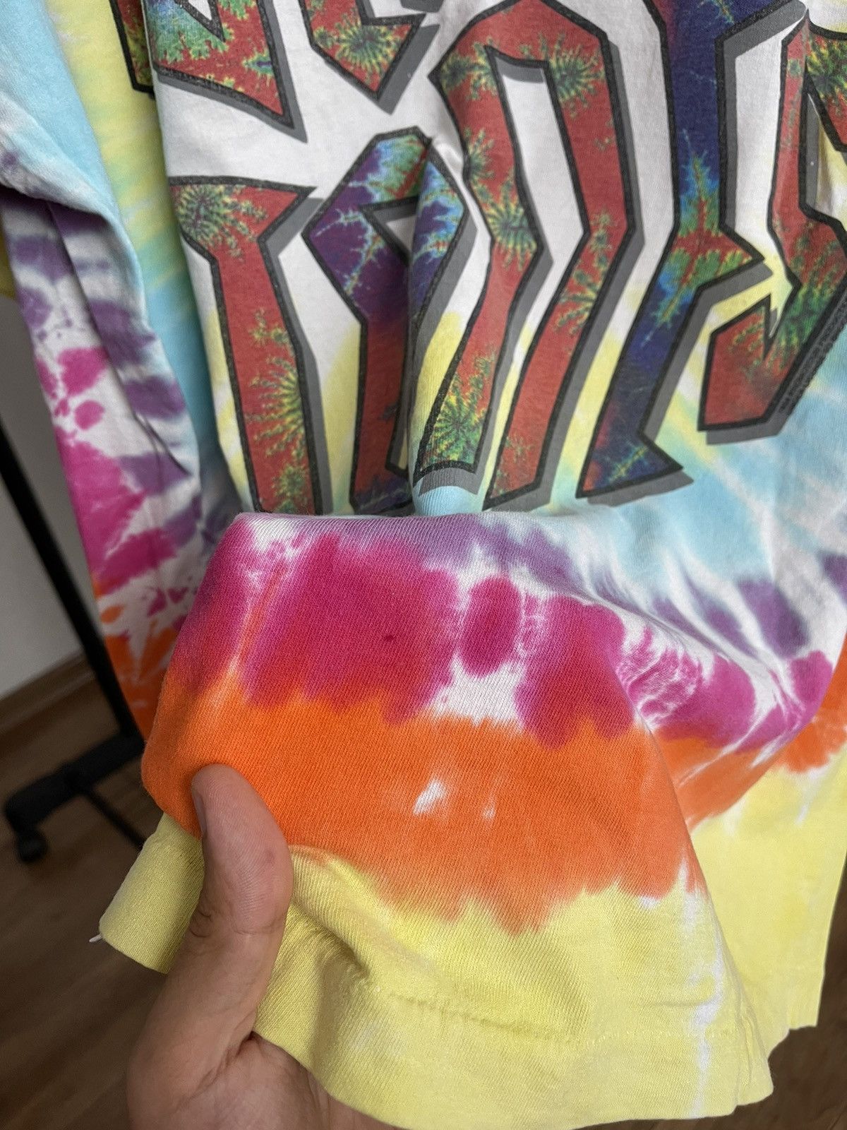 Band Tees 1994 The Rolling Stones Vintage Psychedelic T-Shirt Tee Band Size US XL / EU 56 / 4 - 19 Thumbnail