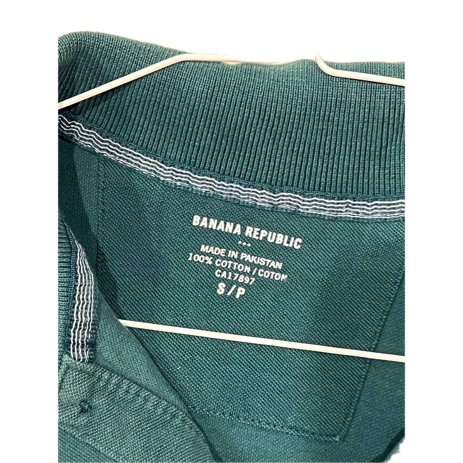 Banana Republic Banana Republic Green Polo Shirt Mens S Size US XL / EU 56 / 4 - 3 Thumbnail