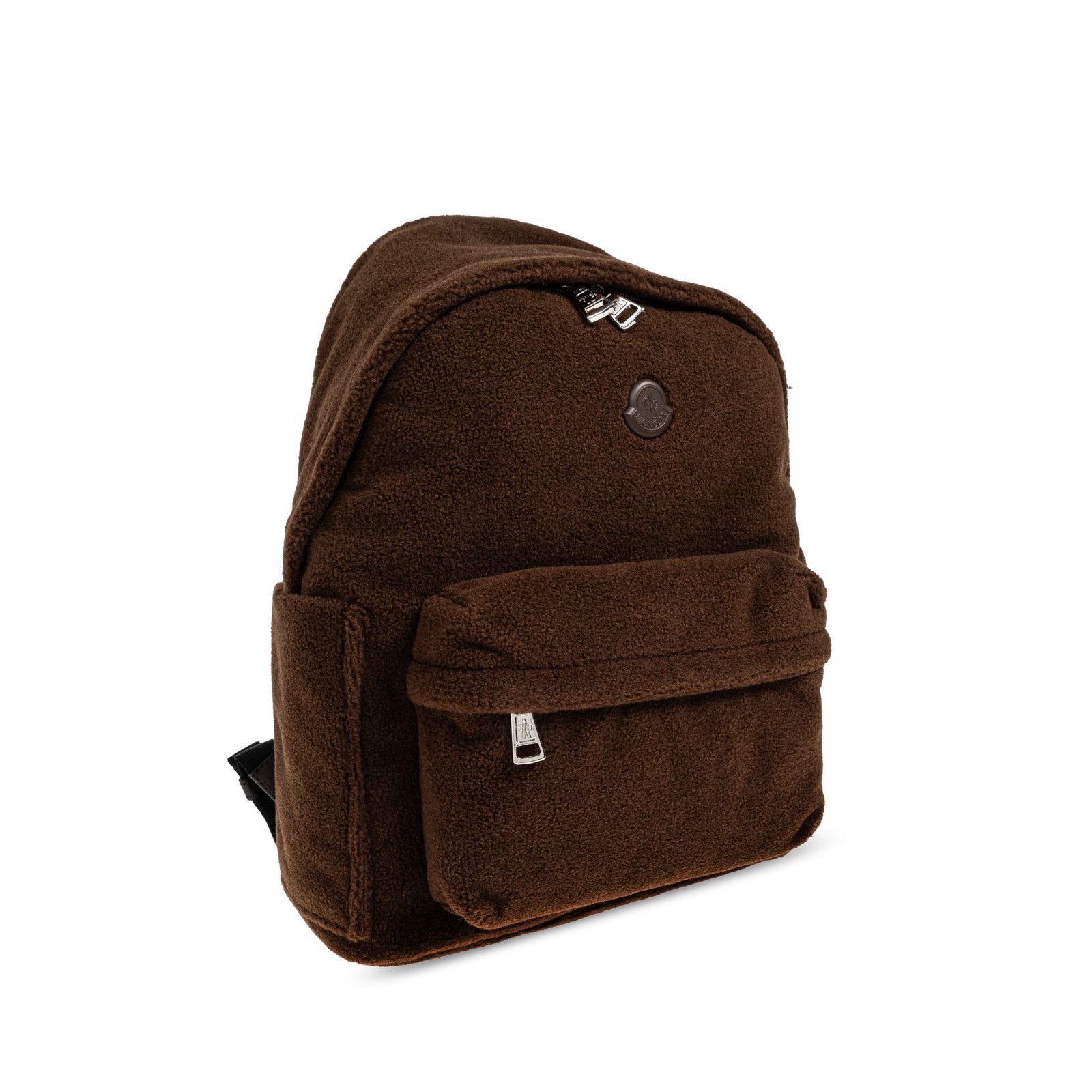 Moncler MONCLER Pierrick $1135 Brown Teddy Backpack Bag New Size ONE SIZE - 3 Thumbnail