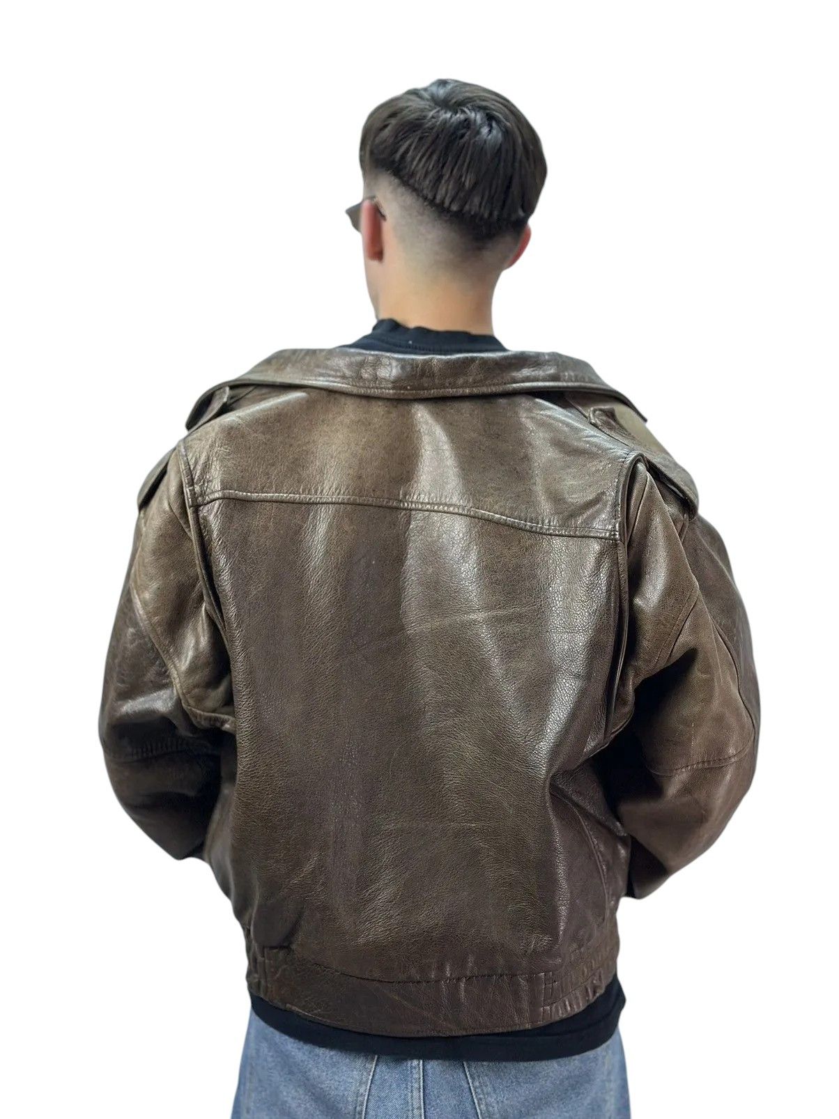 Red Wing Vintage Redskins B-32 Leather Jacket Rick Owens Style Size US XL / EU 56 / 4 - 18 Thumbnail