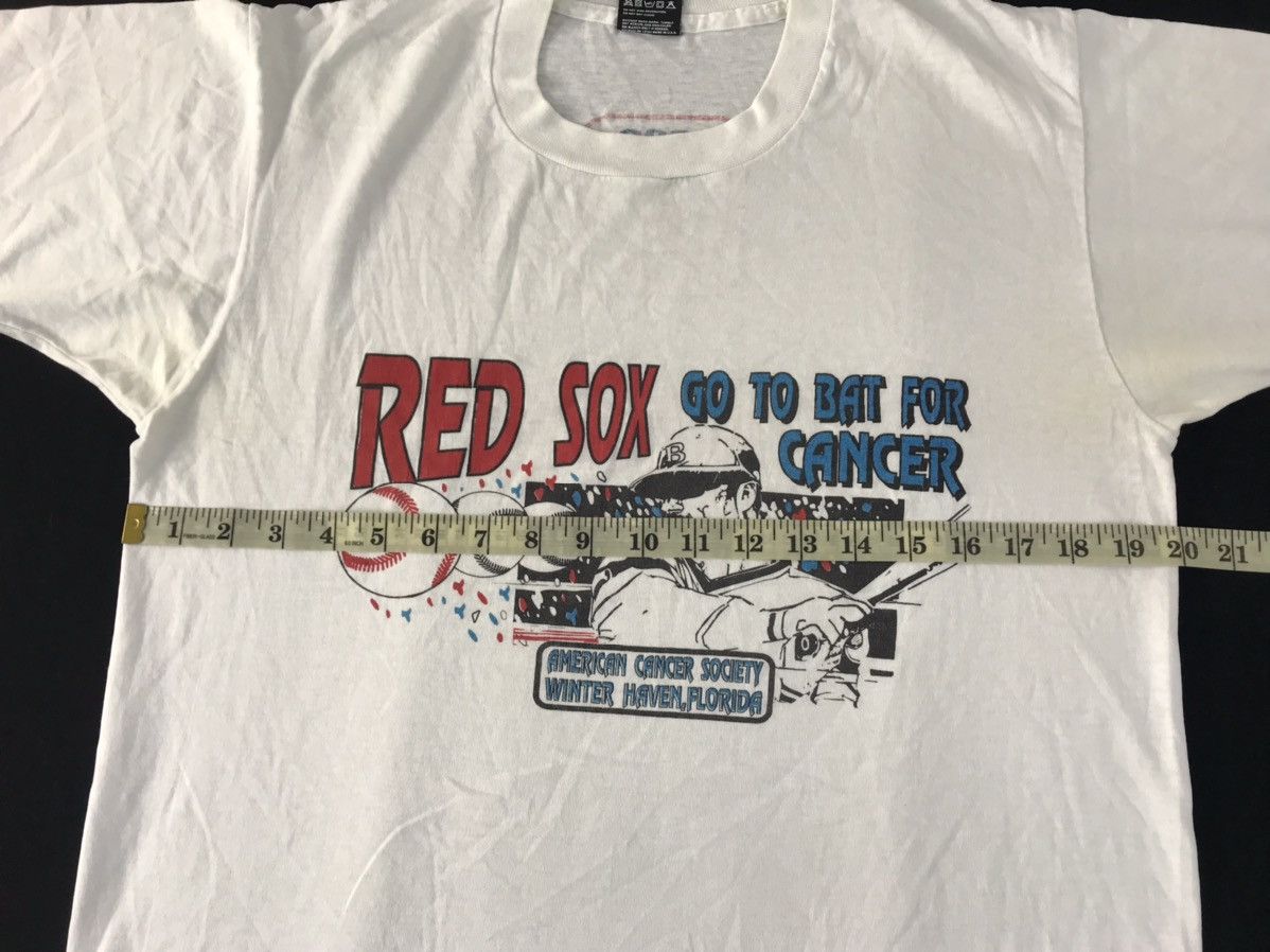 MLB 90s Usa 50/50 Boston Red Sox Mlb Baseball American Promo Tee Size US M / EU 48-50 / 2 - 8 Thumbnail