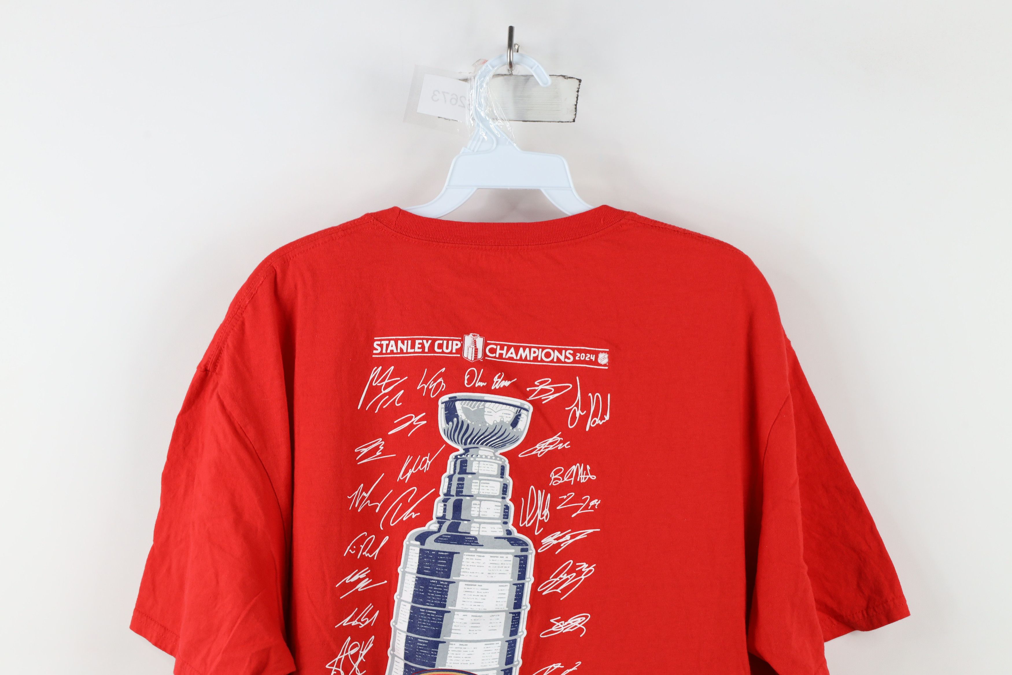 Vintage Fanatics 2024 Stanley Cup Champions Florida Panthers T-Shirt Size US XL / EU 56 / 4 - 11 Thumbnail