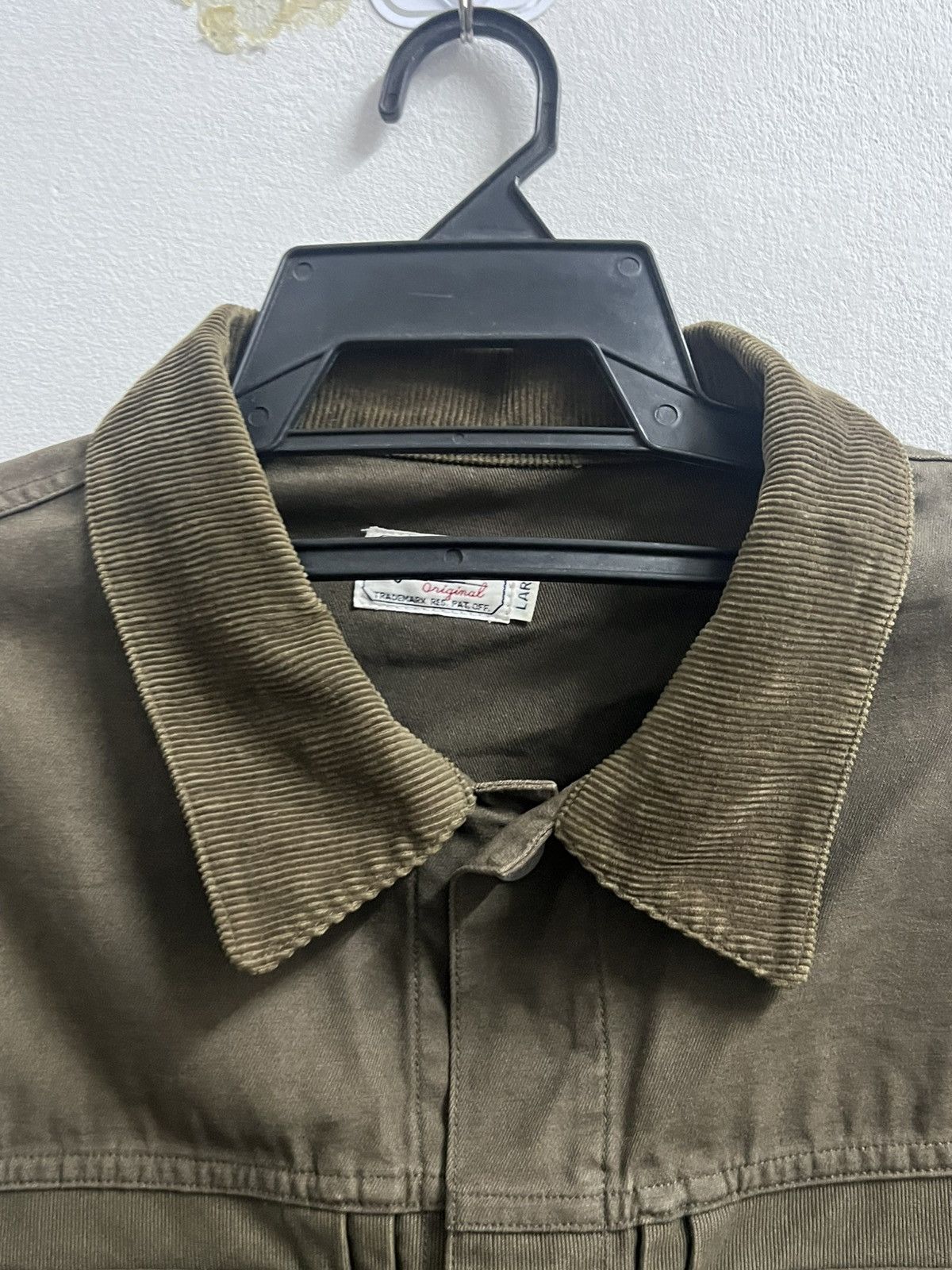 COVERNAT × Vintage Vintage Covernat trucker jacket collar cuduroy army green Size US L / EU 52-54 / 3 - 2 Thumbnail