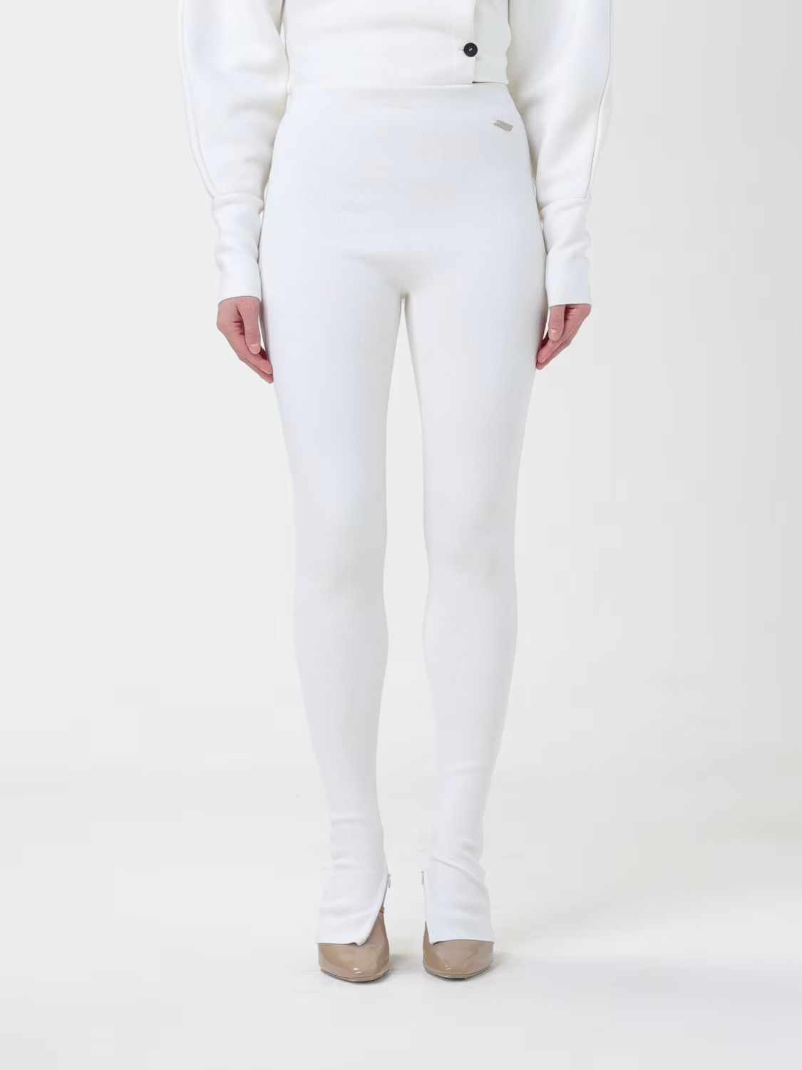 Salvatore Ferragamo o1s1rm0924 Pant in White Size 26" / US 2 / IT 38 - 1 Thumbnail