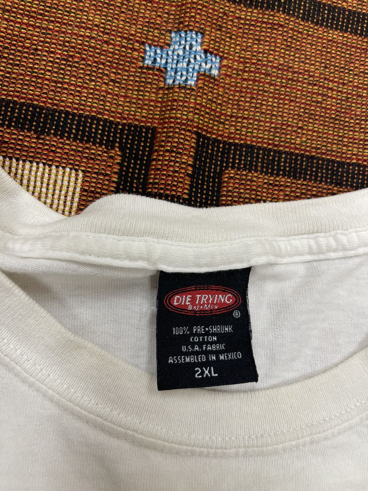 Japanese Brand × Vintage DIE TRYING CABO 2XL HUMOR TEE Size US XXL / EU 58 / 5 - 2 Thumbnail