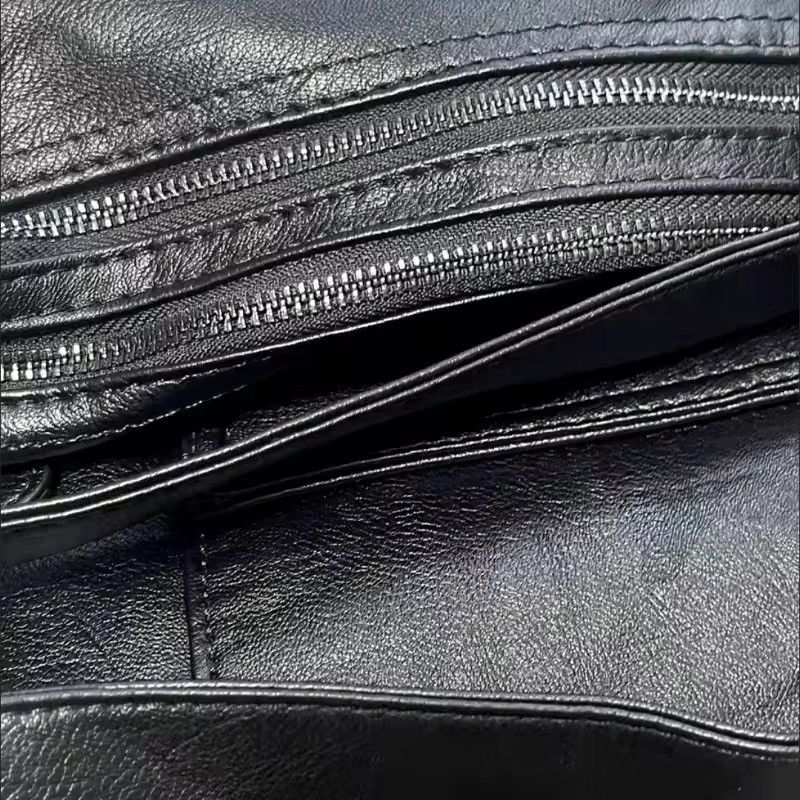 Japanese Brand PU Leather Plain Shoulder Bag Size ONE SIZE - 7 Thumbnail
