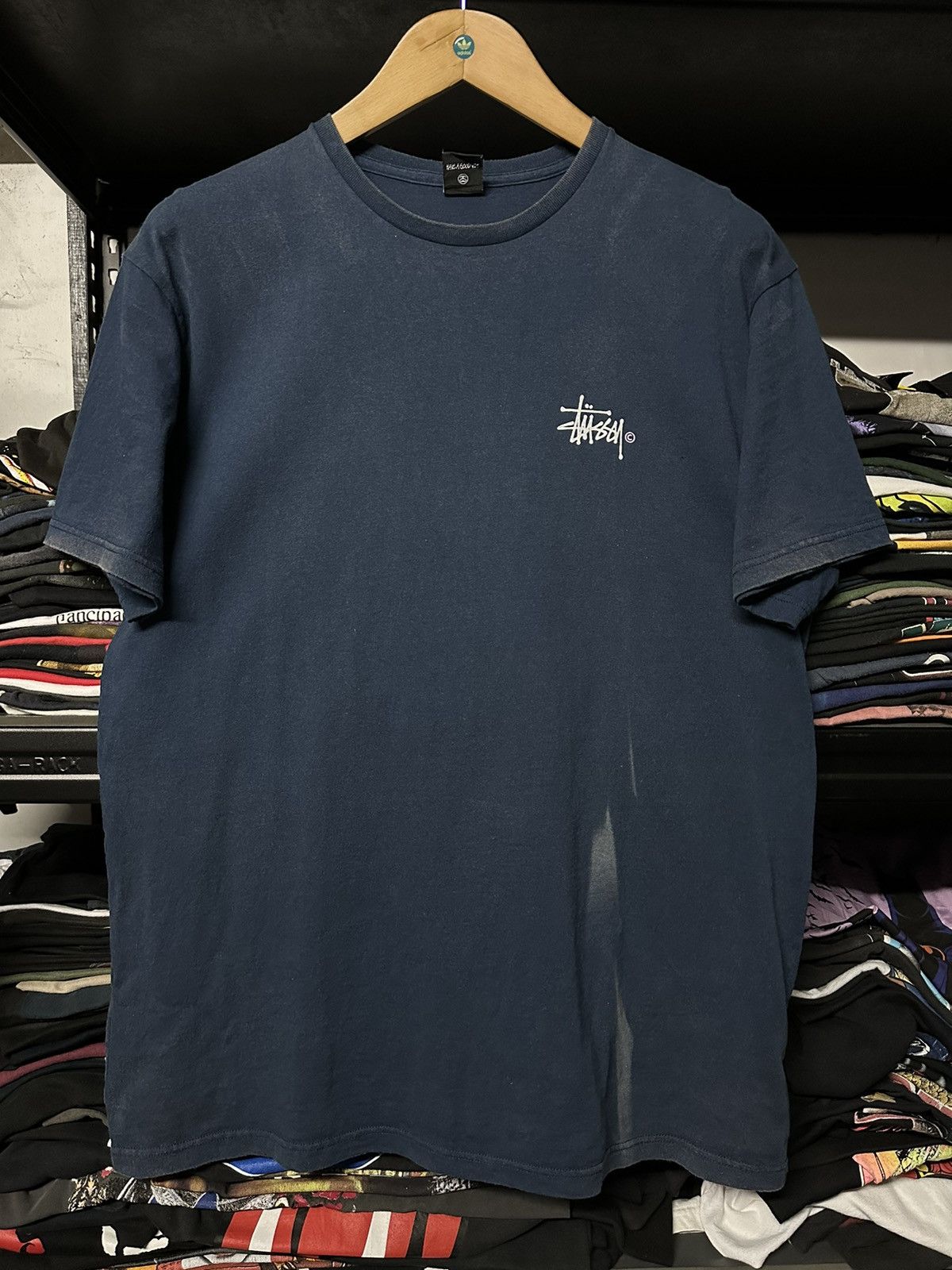 Stussy × Vintage Vintage Stussy Streetwear Sun Faded Tee Size US XL / EU 56 / 4 - 2 Thumbnail
