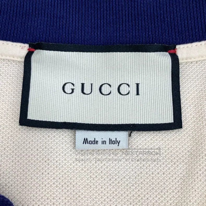 Gucci Gucci Beige logo embroidered cotton lapel single-breasted Size US M / EU 48-50 / 2 - 6 Thumbnail