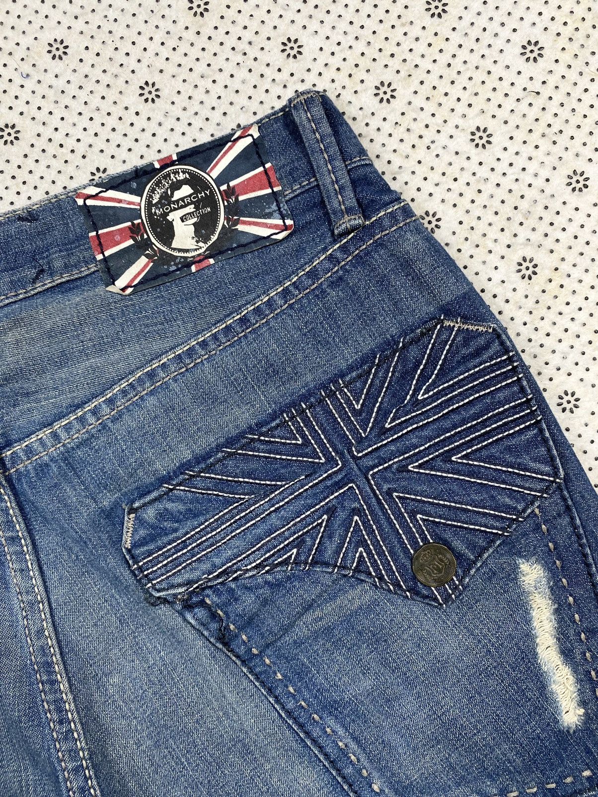 Hysteric Glamour × PPFM Extremely Patina Look Denim By Monarchy Jeans Size US 34 / EU 50 - 8 Thumbnail