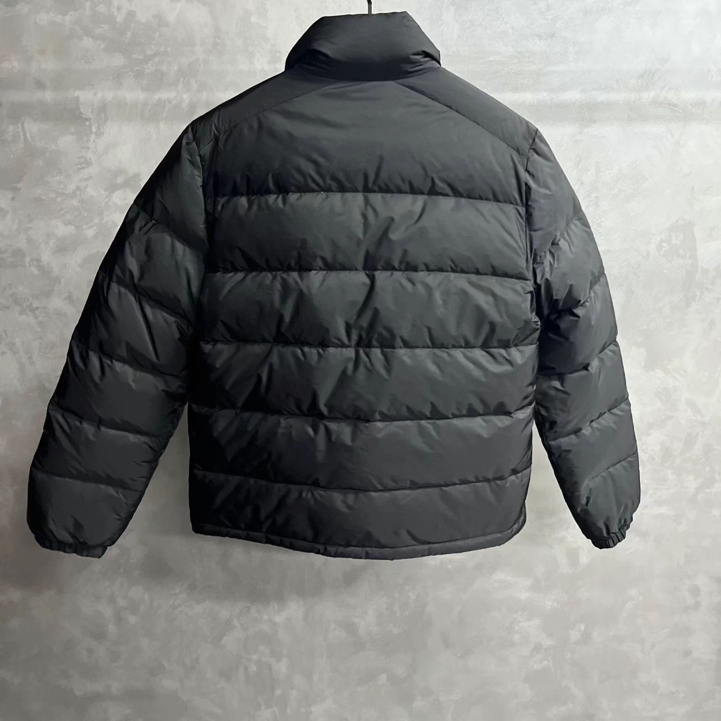 Prada Prada Black Solid Stand Collar Long Sleeve Down Jacket 48 Size US M / EU 48-50 / 2 - 2 Thumbnail