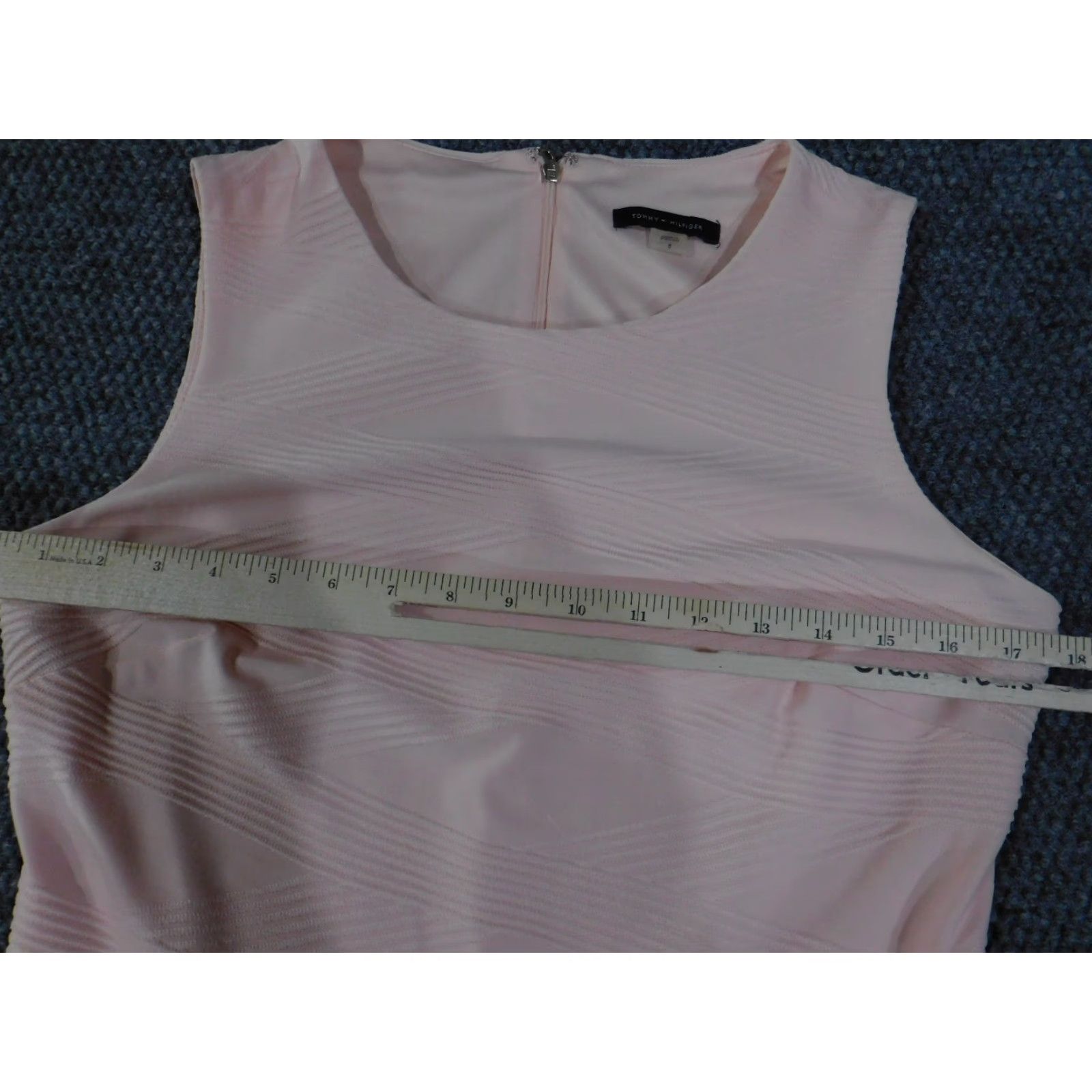 Tommy Hilfiger Tommy Hilfiger Dress Womens 8 A-Line Sundress Sheath Knee Length Pink Sleeveless Lined Stretch Casual 90s Classic Mens? Size M / US 6-8 / IT 42-44 - 3 Thumbnail