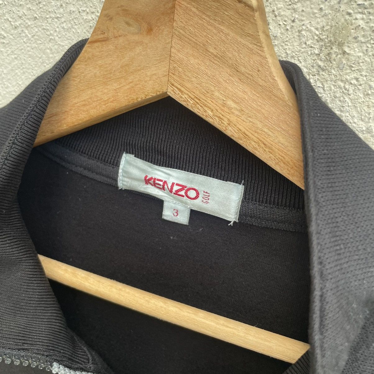 Designer × Kenzo × Vintage Vintage KENZO Golf Single Pocket Classic Halfzipper 🍒 Size US M / EU 48-50 / 2 - 4 Thumbnail