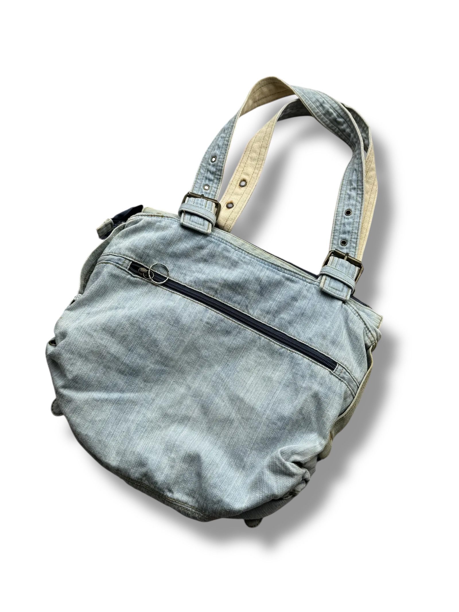 Japanese Brand Y2K Denim Bag(V177) Size ONE SIZE - 5 Thumbnail
