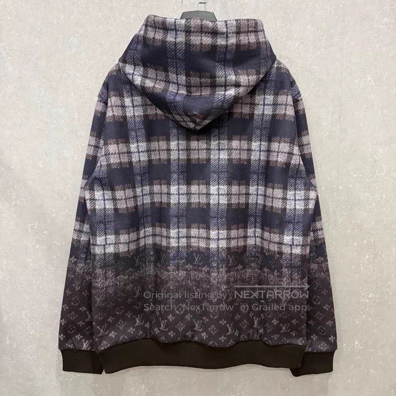 Louis Vuitton Louis Vuitton Brown checkerboard plaid wool hoodie Size US S / EU 44-46 / 1 - 2 Thumbnail