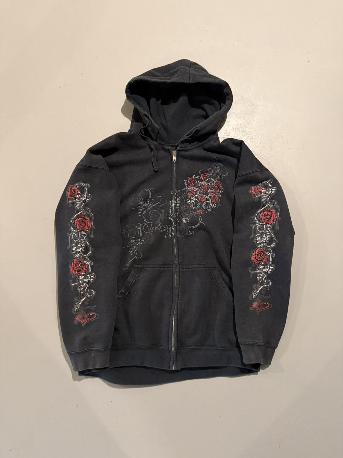 Harley Davidson Vintage Harley Davidson LIKE Zip Up Hoodie Y2K 2000s 90s Size US XL / EU 56 / 4 - 2 Thumbnail