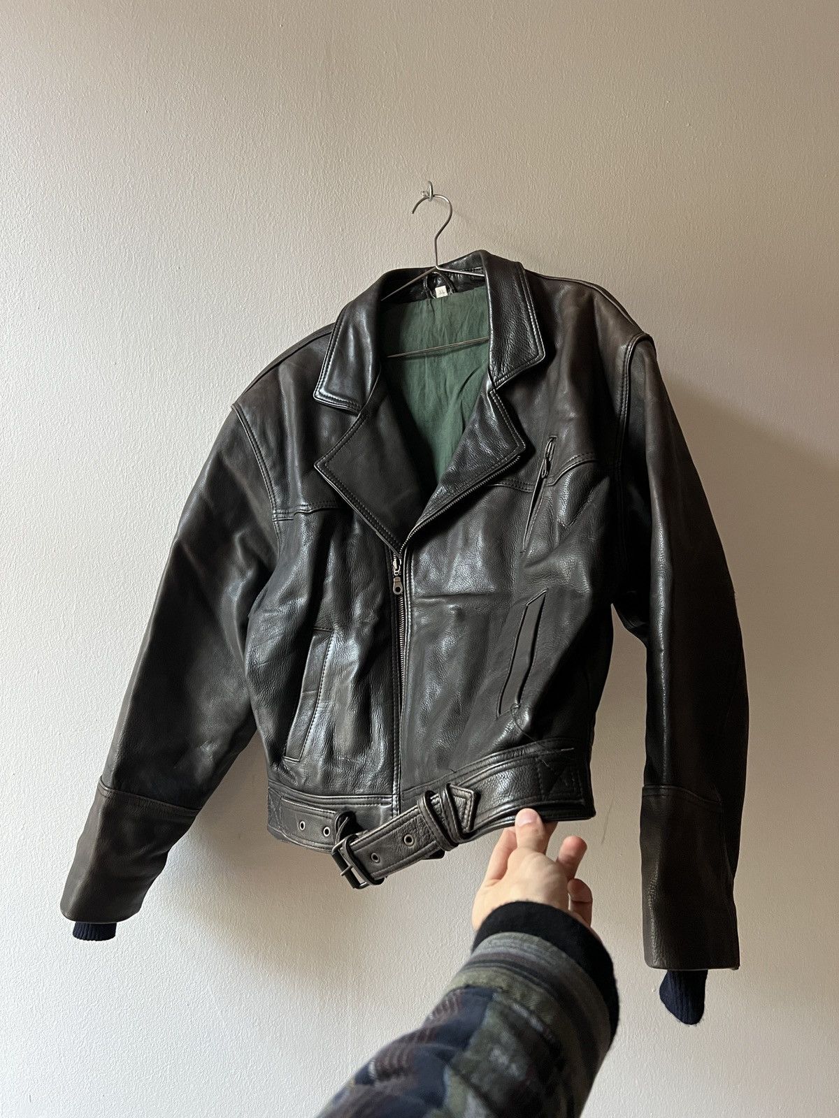 Vintage Vintage Leather Biker Jacket Size US XL / EU 56 / 4 - 7 Thumbnail