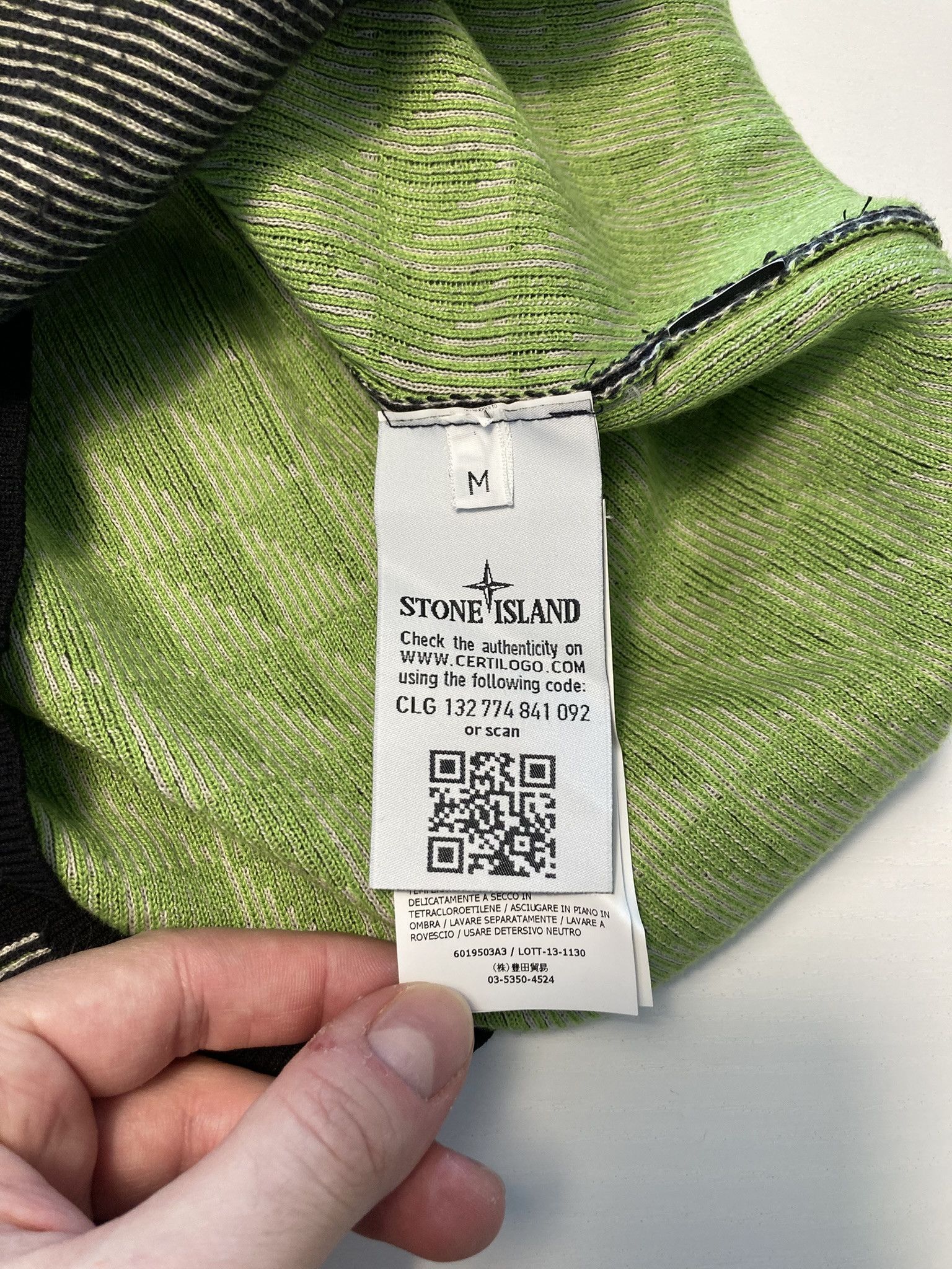 Stone Island Shadow Project SISP Layered Jacquard Knit Sweater Size US M / EU 48-50 / 2 - 6 Thumbnail