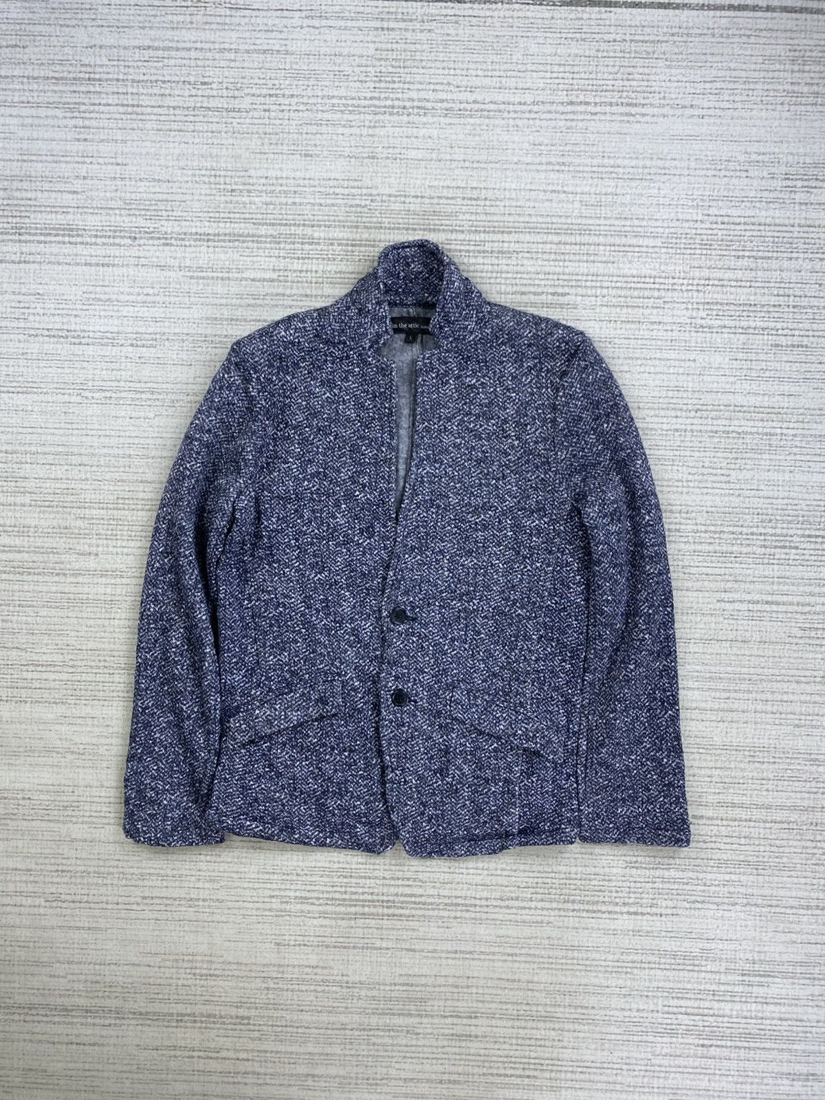 In The Attic × Japanese Brand × Vintage Vintage In The Attic Homme Double Button Cardigan Size US M / EU 48-50 / 2 - 5 Thumbnail