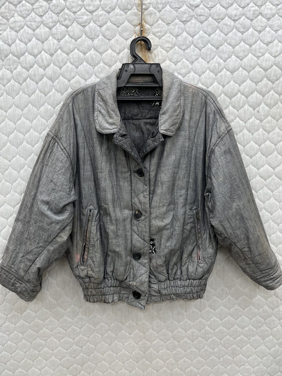 Issey Miyake 🔥🔥🔥ARCHIVE VTG ISSEY MIYAKE I.S REVERSIBLE BOMBER JACKET Size US M / EU 48-50 / 2 - 2 Thumbnail