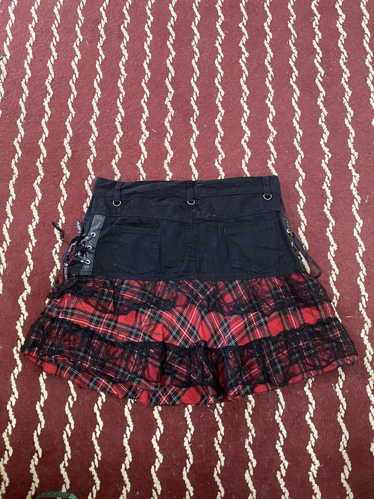 Designer × If Six Was Nine × Seditionaries MAD PUNK FUCK YOU BONDAGE SKIRT Size 30" / US 8 / IT 44 - 9 Thumbnail