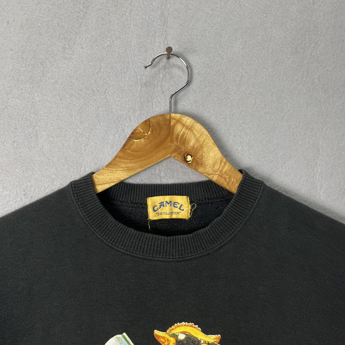 Vintage Camel Joe Collection Racing Graphic Sweatshirt – Black Size US M / EU 48-50 / 2 - 2 Thumbnail