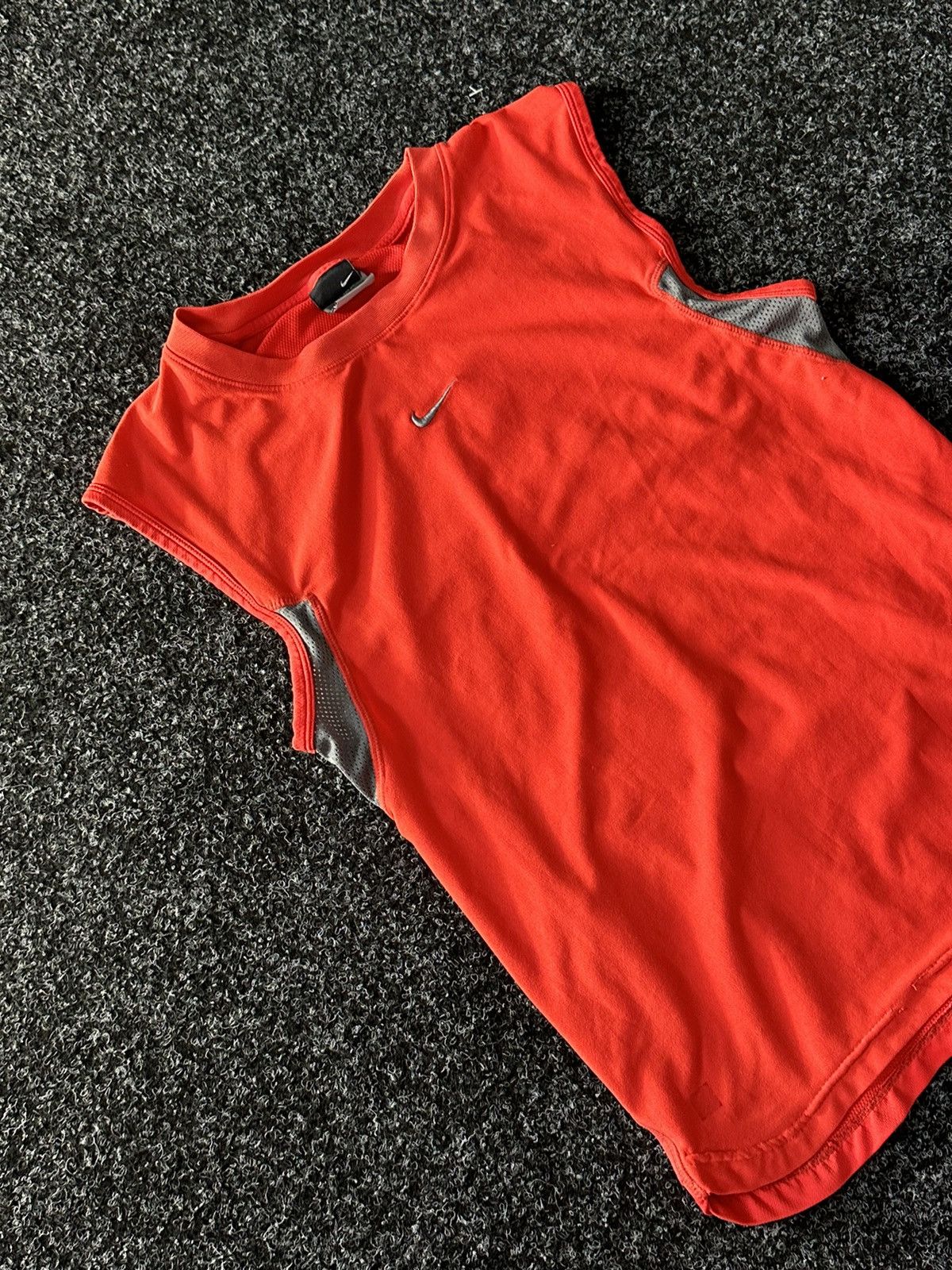 Nike × Vintage 🚨CRAZY VNTG 00s NIKE AIR Basketball Tank Top Size US S / EU 44-46 / 1 - 2 Thumbnail