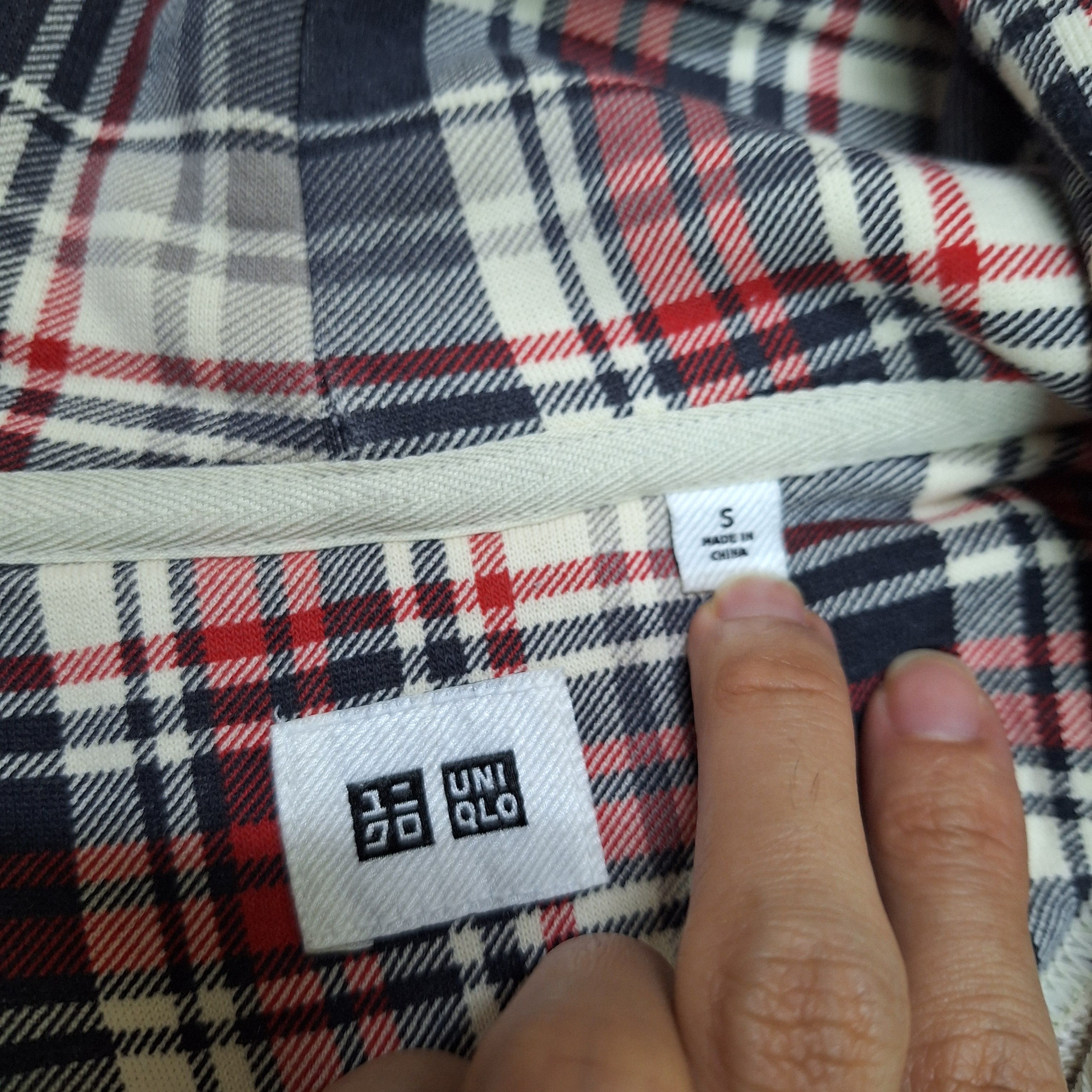 Uniqlo Uniqlo Hoodie Plaid Double Zipper Size S / US 4 / IT 40 - 4 Thumbnail