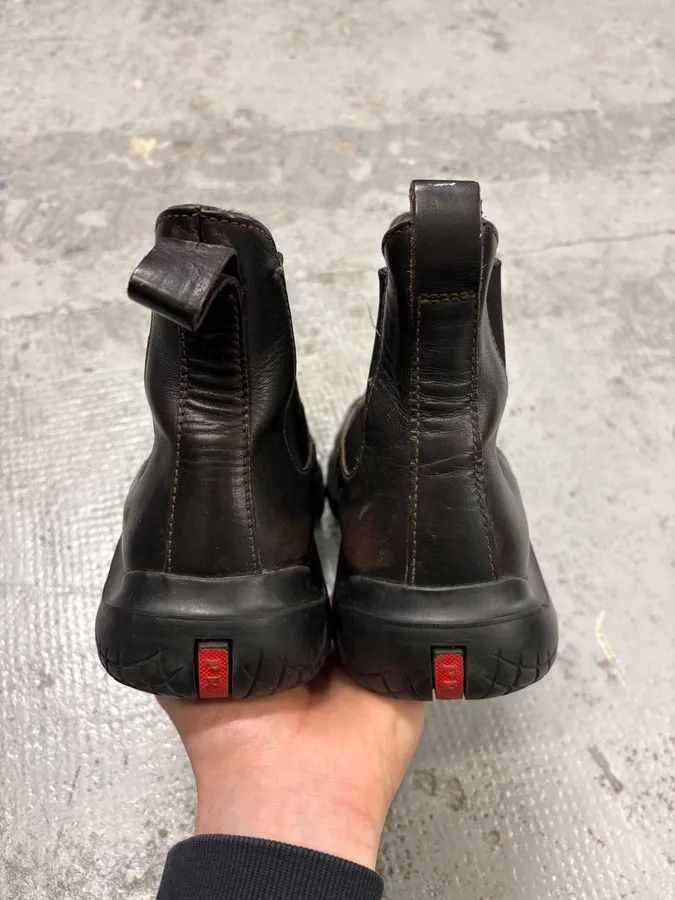 Prada FW1999 Prada Brown Leather Vibram Boots Size US 9 / IT 39 - 7 Thumbnail