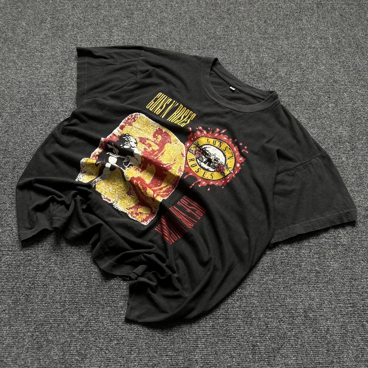 Guns N' Roses VTG Adult Guns N Roses T-shirts Big Logo Single Stitch Y2K Size US XL / EU 56 / 4 - 2 Thumbnail