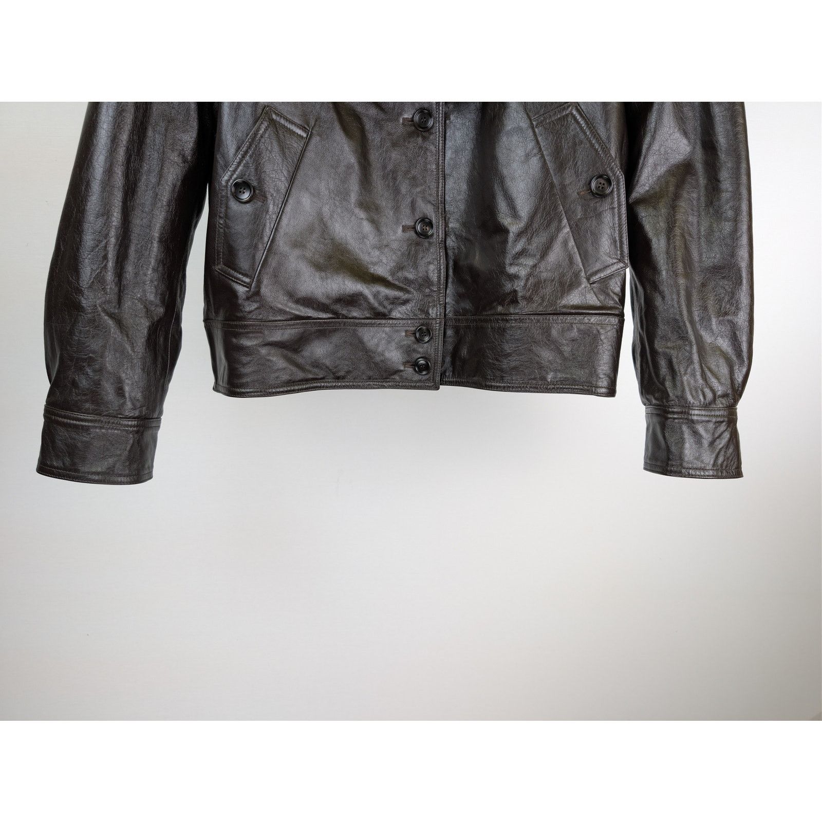 Gucci o1rshd1 Reversible Soft Calf Jacket in Dark Brown/Mix Size US L / EU 52-54 / 3 - 11 Thumbnail