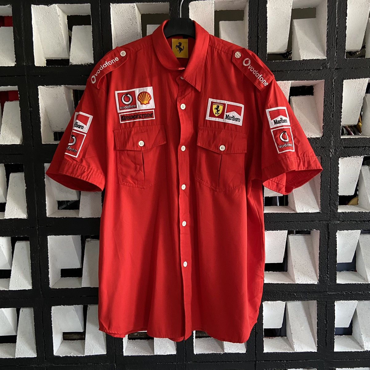 Ferrari Ferarri marlboro buttons up racing edition Size US XL / EU 56 / 4 - 1 Thumbnail