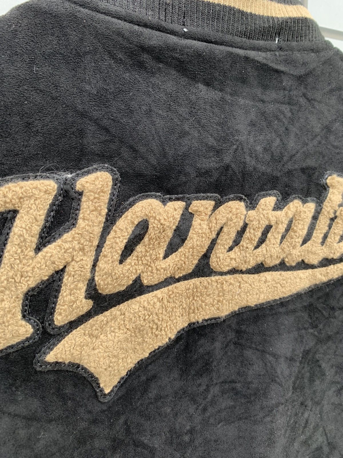 Japanese Brand Japanese Brand in the attic homme Velvet Varsity Jacket Size US L / EU 52-54 / 3 - 12 Thumbnail