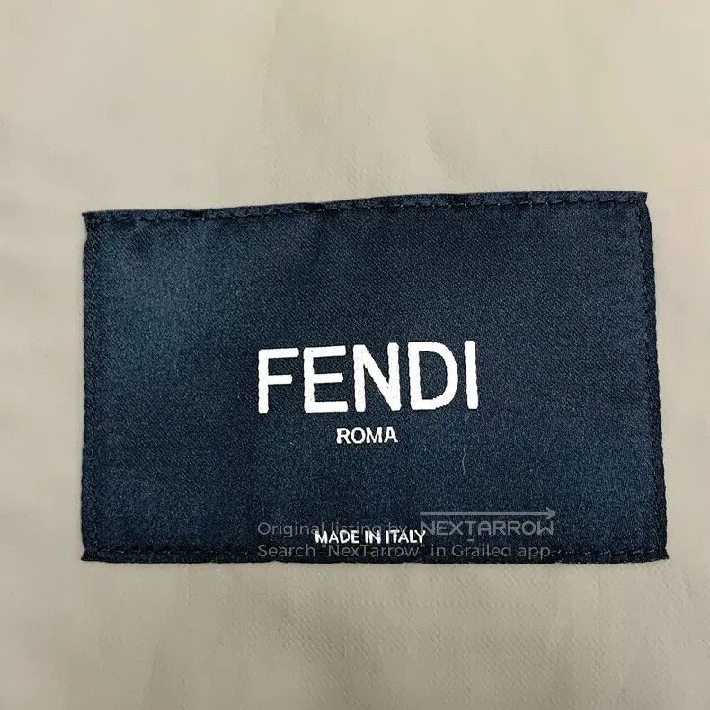 Fendi Fendi Chestnut Linen Lapel Long-Sleeve Windbreaker Jacket Size US M / EU 48-50 / 2 - 5 Thumbnail