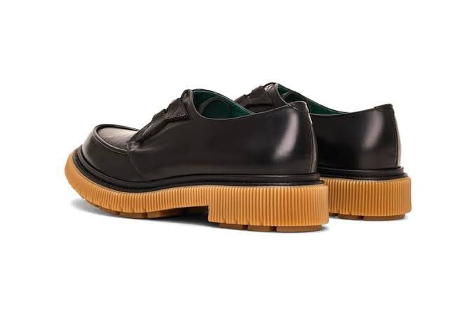 Tres Bien & Adieu Type 141 Leather Derby Bottle Green