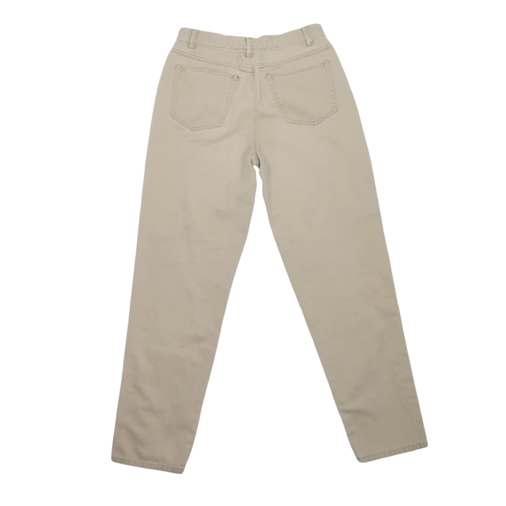Liz Claiborne VINTAGE Liz Claiborne Pants Chino Tapered Leg Mid Rise Khaki Tan 90s Size 10 Women's Boys? Wait. End with Womens. Size 32" / US 10 / IT 46 - 3 Thumbnail